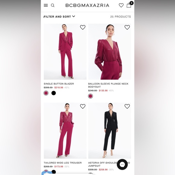 BCBG Max Azria Blazer and matching trousers. 2 Piece Set. - Picture 9 of 9
